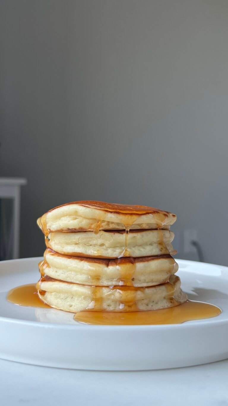 pancakes with syrup