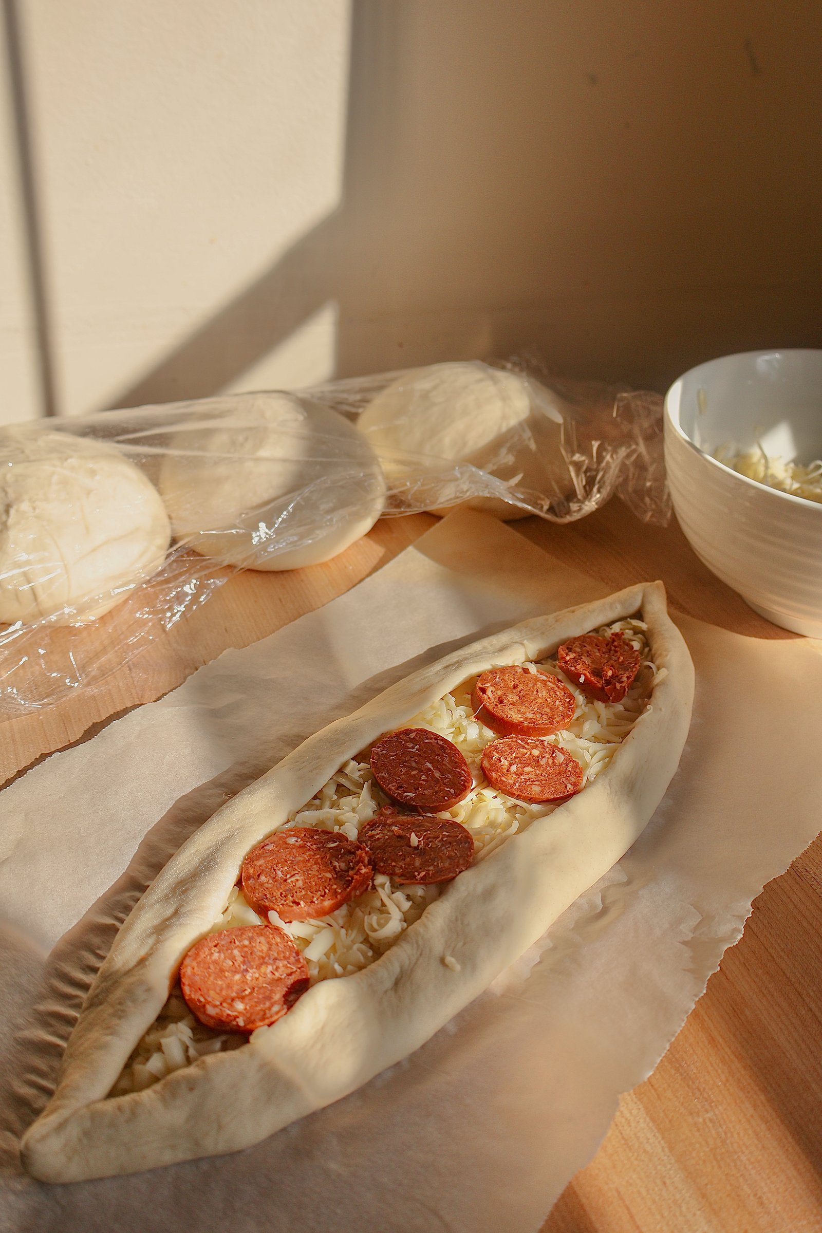 unbaked pide