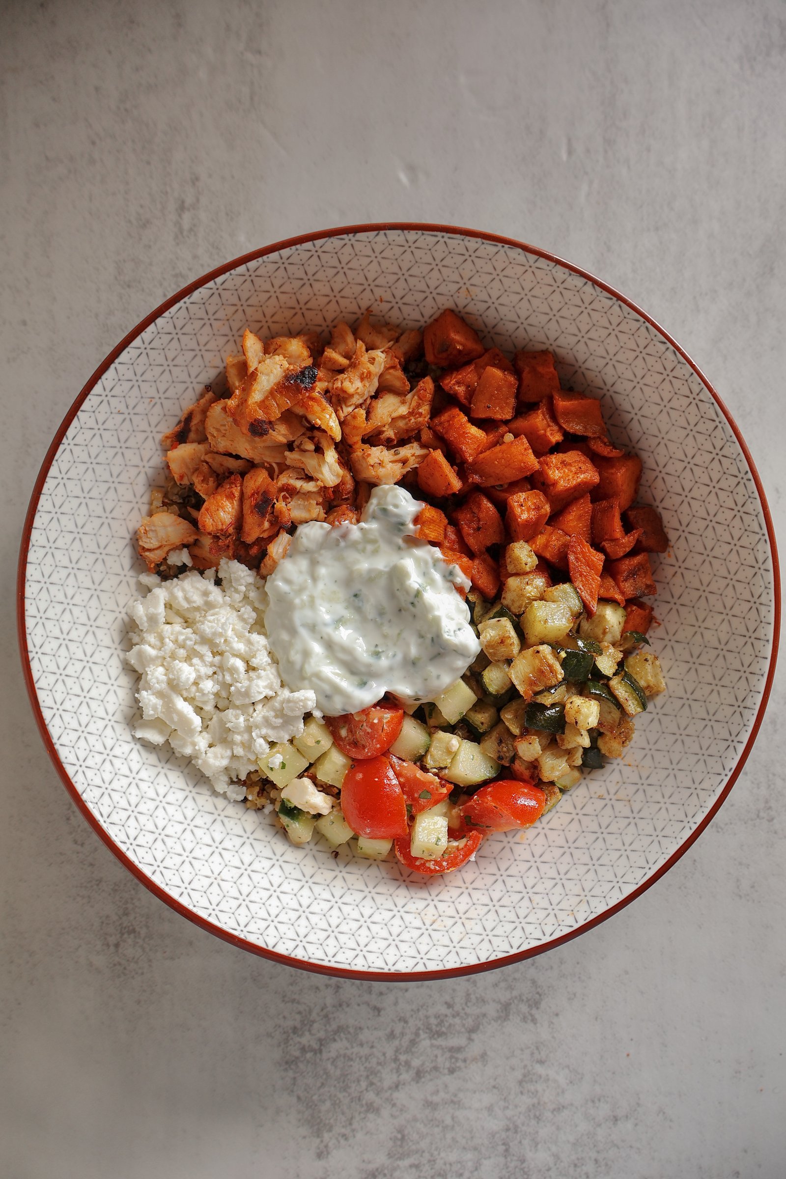 HONEY HARISSA CHICKEN BOWL