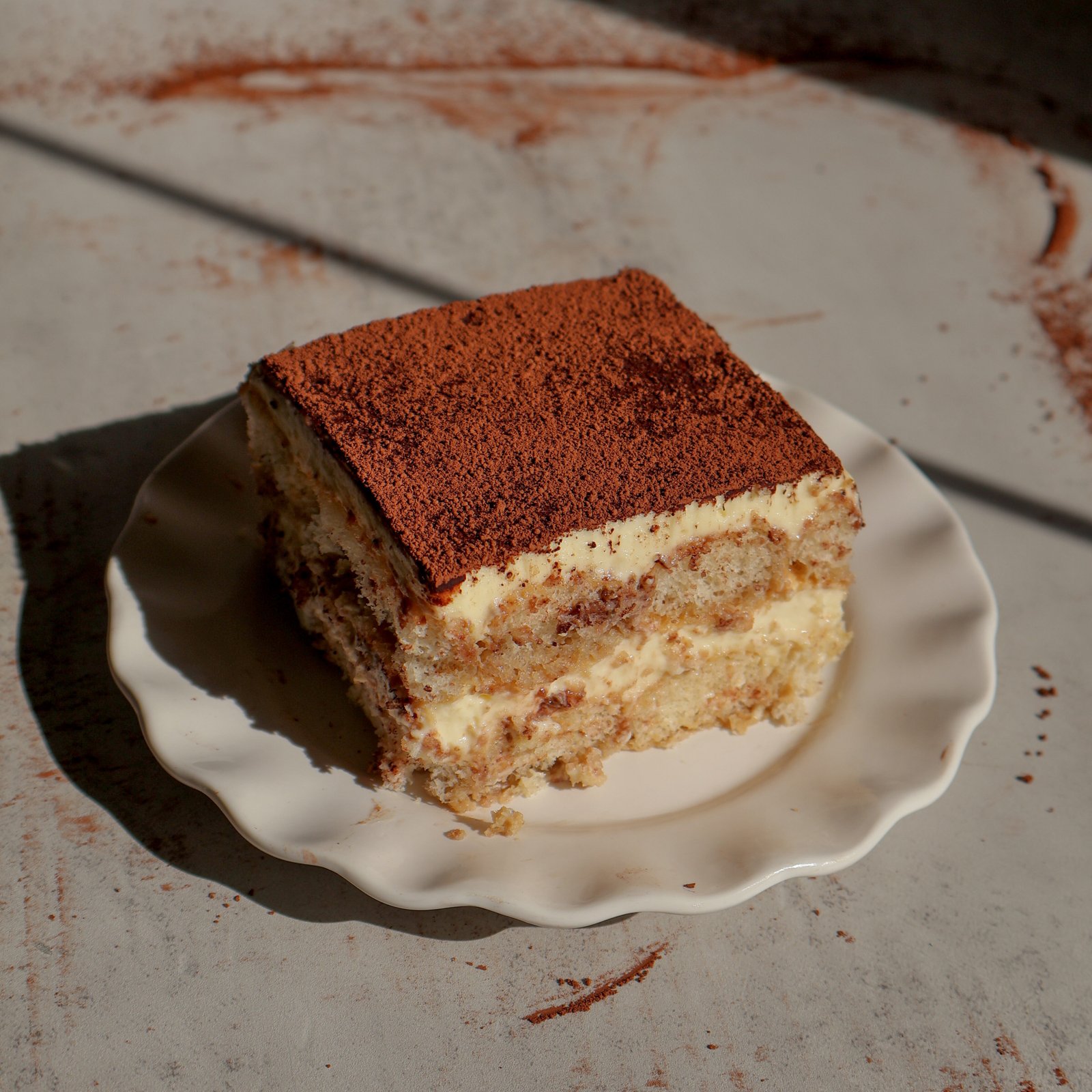 tiramisu slice