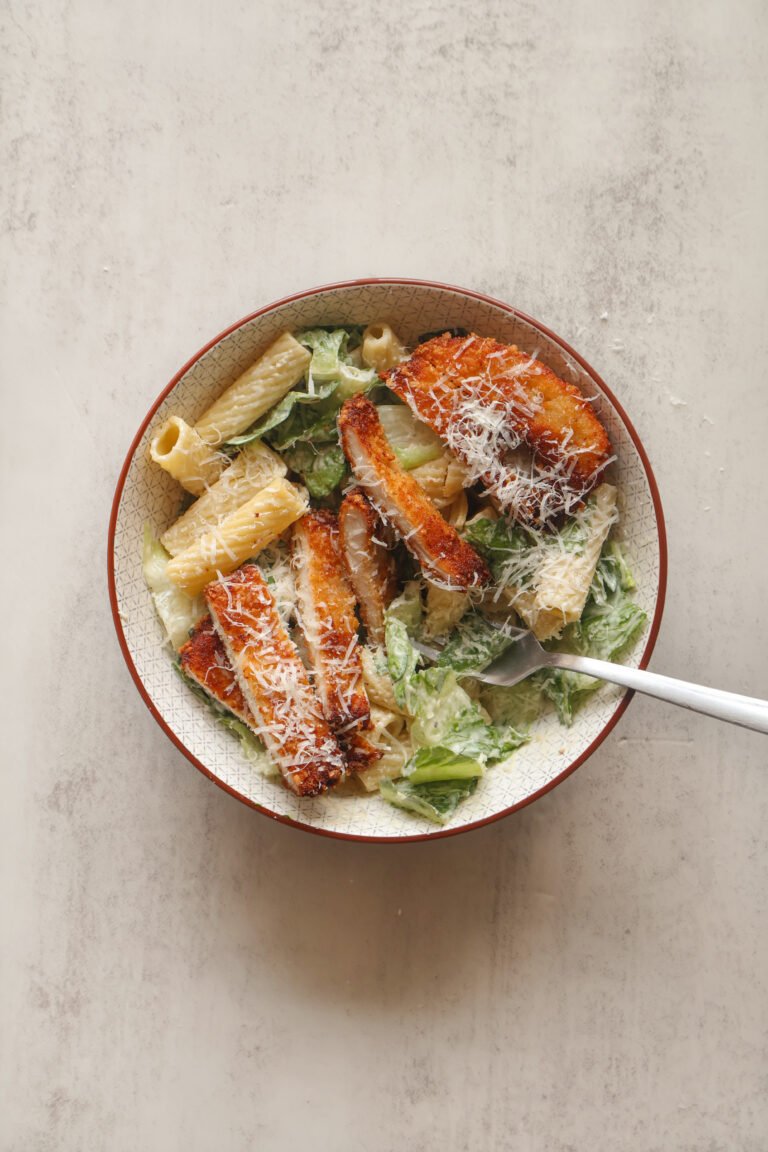 chicken caesar pasta salad